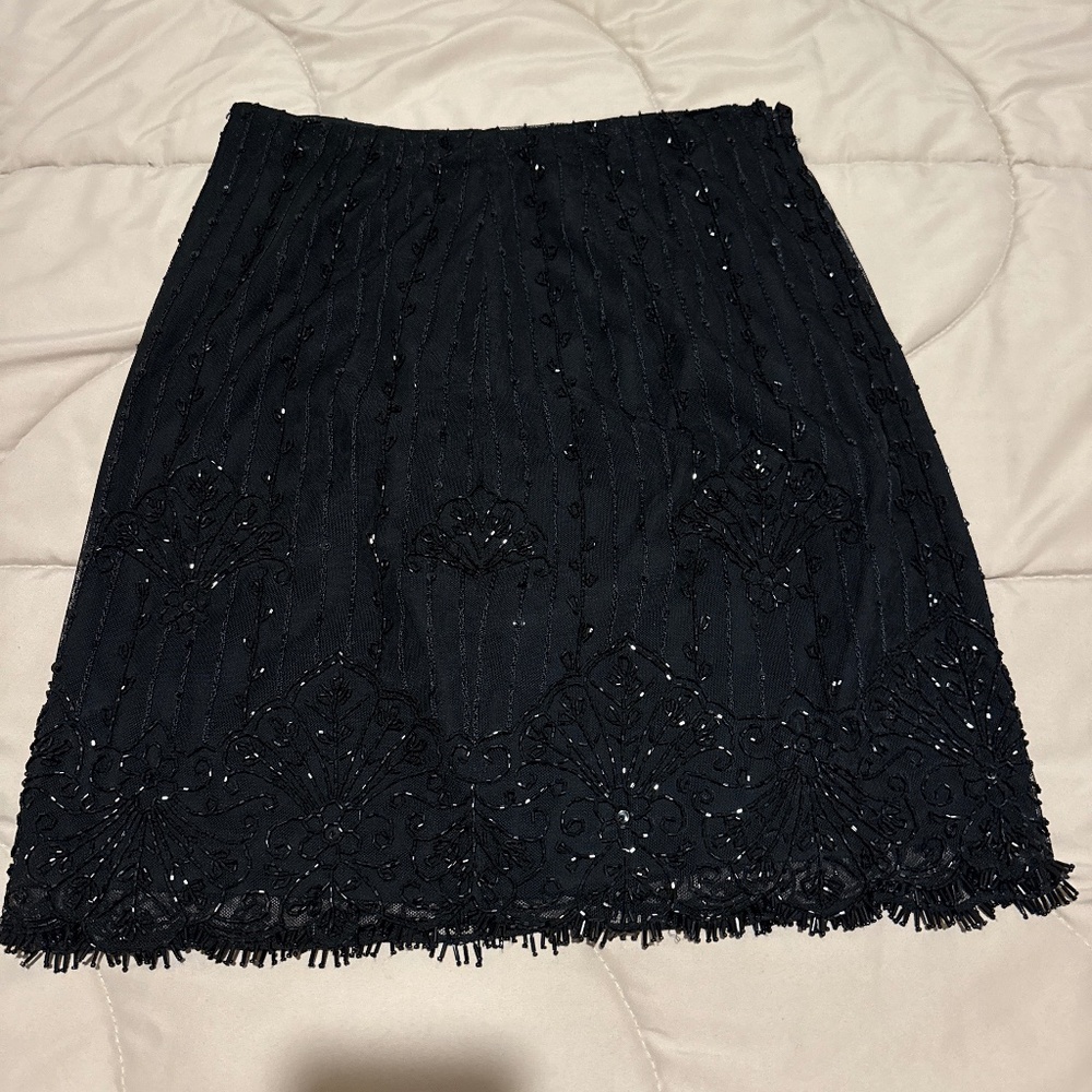 French designer party skirt